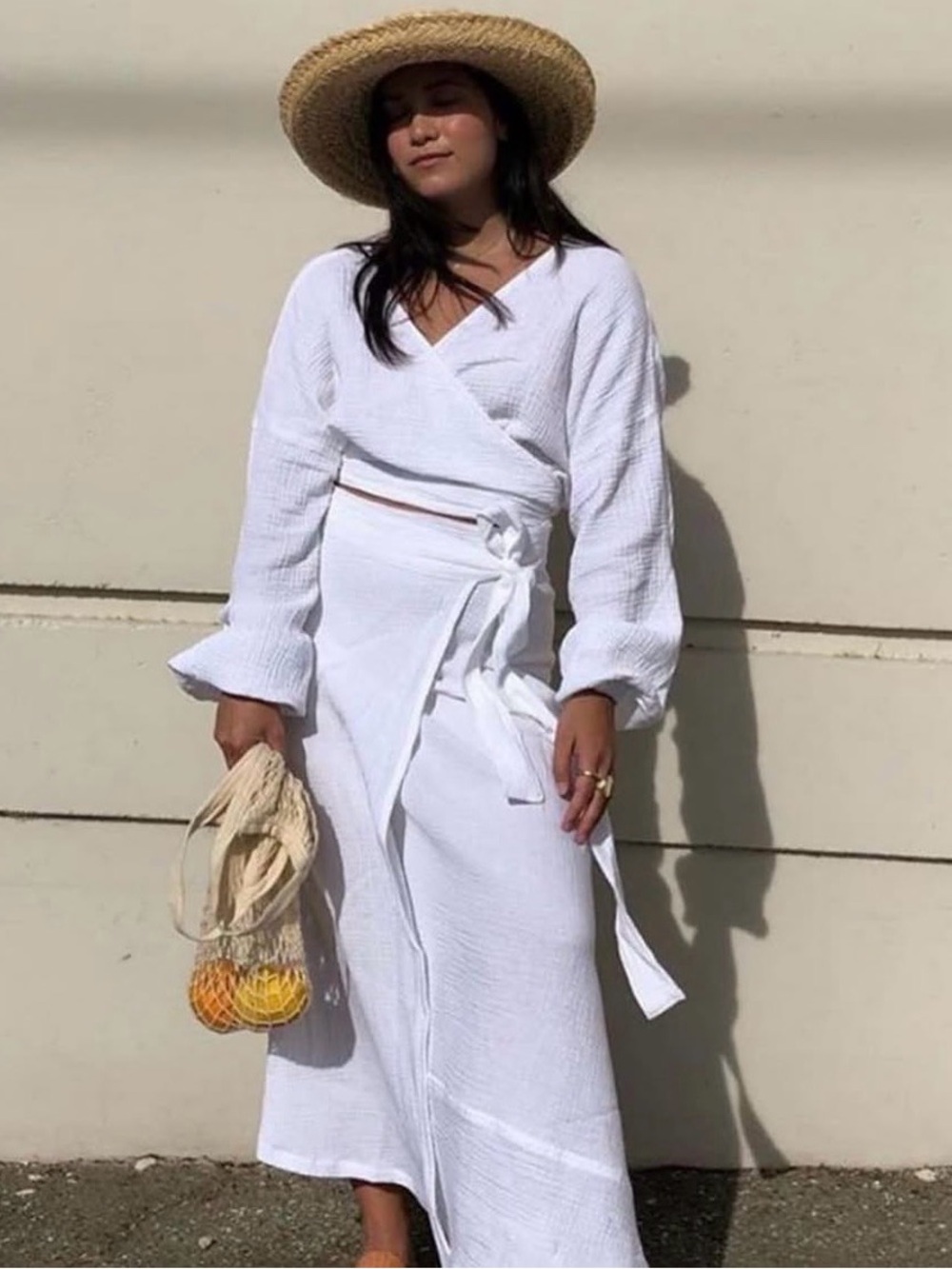 Boheme Goods 100% cotton gauze wrap top